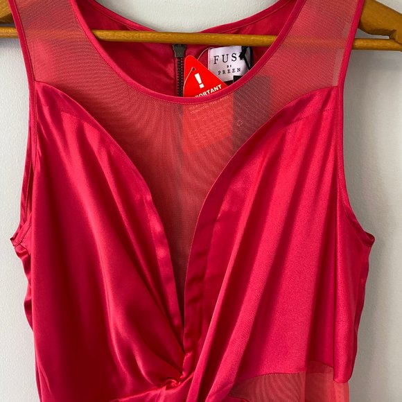 Fuchsia Pink Cocktail Dress by PREEN - Picture 2 of 5